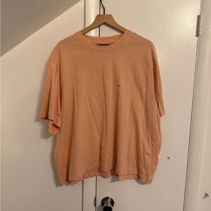 AE Everyday Luxe Relaxed T-Shirt Peach